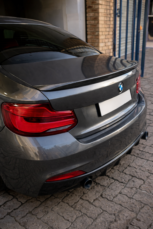 Alerón Cola de Pato BMW Serie 2 | Fibra de Carbono Real (Ducktail)