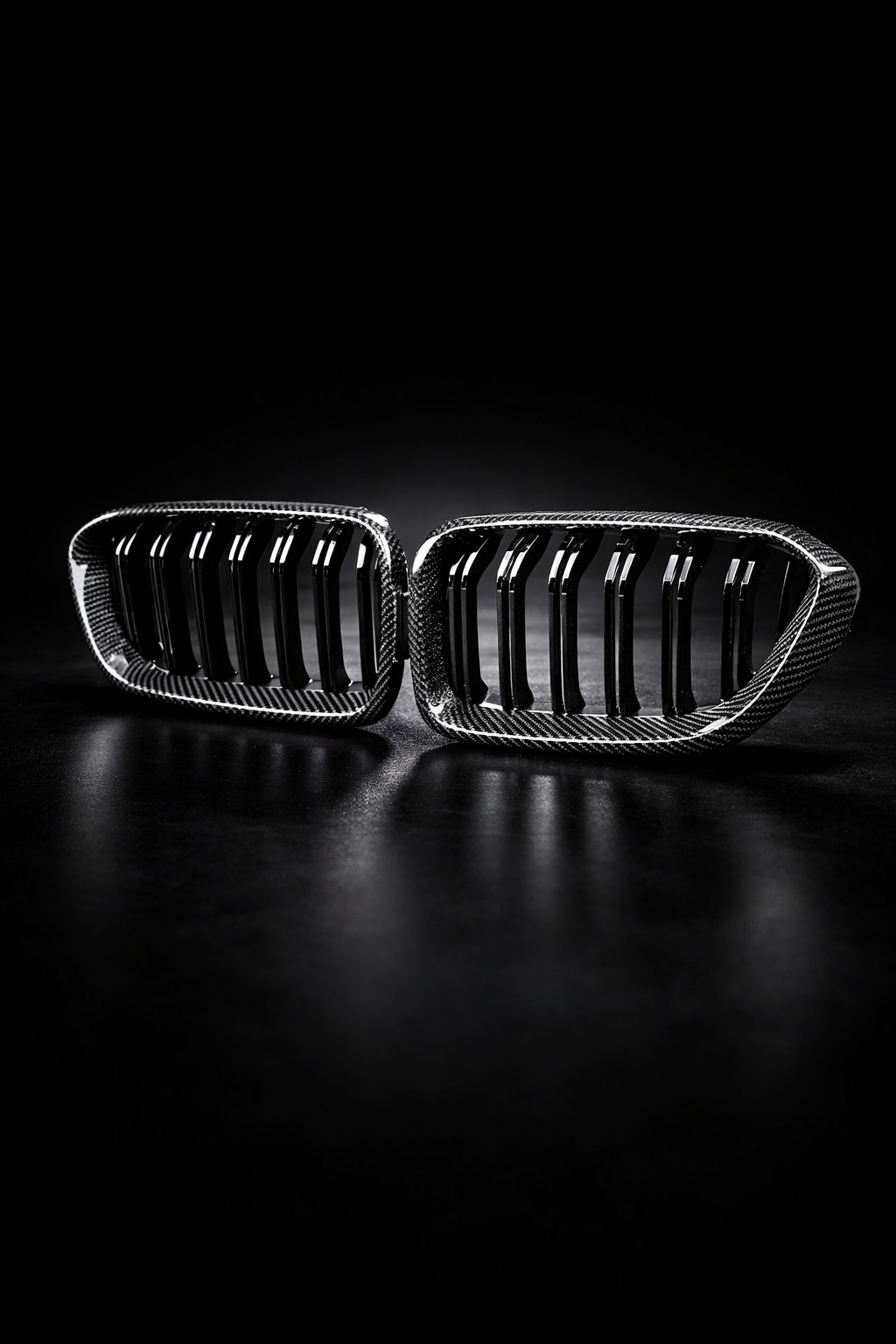 Parrilla Fibra de Carbono Real Doble Rejilla BMW Serie 2 | Look Sport / OEM+