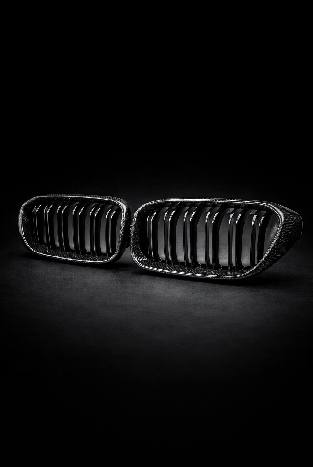 Parrilla Fibra de Carbono Real Doble Rejilla BMW Serie 1 | Look Sport / OEM+